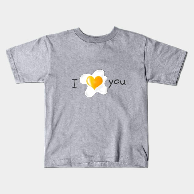 I love you my way Kids T-Shirt by Slownessi